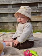 Baby/kinder zonnehoedje met geborduurde naam, Jongetje of Meisje, Info@minimuisje.nl, Nieuw, Ophalen of Verzenden