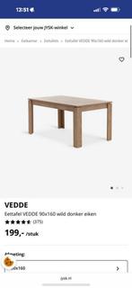 Salon en eettafel set, 100 tot 150 cm, Ophalen of Verzenden, Zo goed als nieuw, 25 tot 50 cm