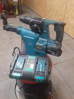 Makita dhr242 18v klopboor met hepa afzuiging accu en lader, Ophalen of Verzenden, Gebruikt