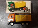 OUD SPEELGOED - Bison vrachtwagen oranje - DDR jaren 70, Ophalen of Verzenden, Zo goed als nieuw