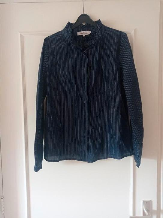 Maria Taylor blouse Mt S, Kleding | Dames, Blouses en Tunieken, Zo goed als nieuw, Maat 38/40 (M), Blauw, Verzenden