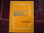 Ducati 860 cc 1975 spare parts catalogue catalogo ricambi, Motoren, Ducati