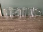 Bekers Dubbelwandig glas, Glas of Glazen, Ophalen of Verzenden, Overige stijlen, Glas