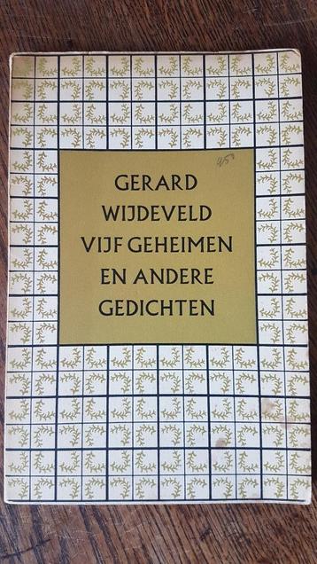 Wijdeveld, Gerard - Vijf geheimen en andere gedichten[1955]