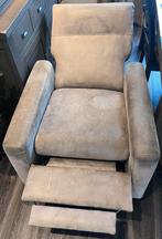 2 Grijze Relax Fauteuils - Gratis Af te Halen, Ophalen, Gebruikt, 75 tot 100 cm, X