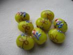 1750/ partij gele lampwork glaskralen, Hobby en Vrije tijd, Ophalen of Verzenden, Nieuw, Kraal