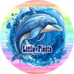 L1328 icing frosting dolfijn 17cm eetbare taart print, Hobby en Vrije tijd, Taarten en Cupcakes maken, Ophalen of Verzenden, Nieuw