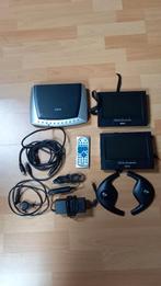 akai auto dvd speler set zgan, Gebruikt, Draagbaar, Ophalen of Verzenden, Overige merken