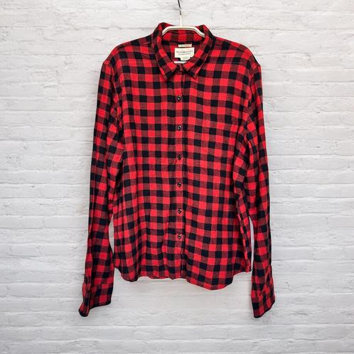 Ralph Lauren Overhemd Mt XL Rood Zwart Denim & Supply Tomboy, Kleding | Dames, Blouses en Tunieken, Zo goed als nieuw, Maat 46/48 (XL) of groter