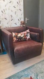 Roche Bobois Leren Fauteuil - Retro Design, Huis en Inrichting, Ophalen, Gebruikt, Leer, Retro