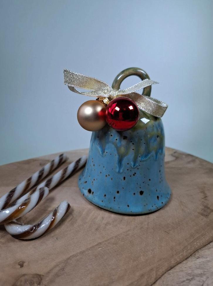 Handgemaakte keramiek kerstklok, Rainforest, Huis en Inrichting, Woonaccessoires | Overige, Nieuw, Ophalen of Verzenden