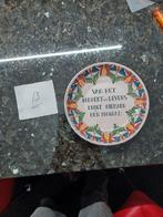 Decoratief bordje met spreuk, Antiek en Kunst, Antiek | Wandborden en Tegels, Ophalen of Verzenden