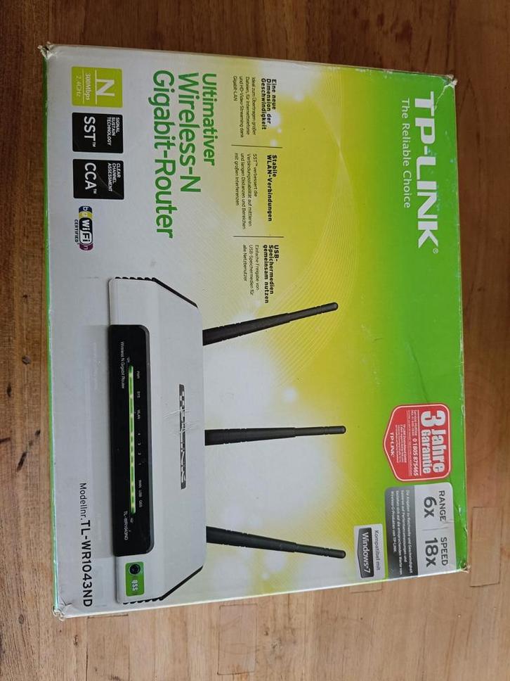 TP-Link TL-WR1043ND, Computers en Software, Netwerk switches, Gebruikt, Ophalen of Verzenden