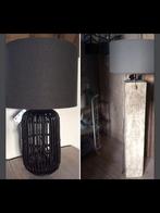 Vloerlamp houtlook, light & living tafellamp bamboe,zwart, Huis en Inrichting, Lampen | Vloerlampen, Nieuw, Modern, landelijk, bohemian, nordic, minimalistisch