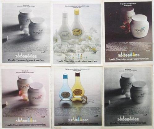 85+ vintage advertenties reclames huidverzorging 1975-76 lic, Verzamelen, Merken en Reclamevoorwerpen, Gebruikt, Verzenden
