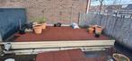 48 Rubberen Tegels (12m²), Tuin en Terras, Ophalen, Gebruikt, Kunststof