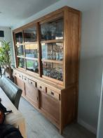 Te koop teak kast, Ophalen of Verzenden, Zo goed als nieuw, 25 tot 50 cm, 200 cm of meer