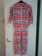 Hema onesie Hert Rood/Zwart/Wit Mt 134-140, Kinderen en Baby's, Ophalen of Verzenden, Zo goed als nieuw