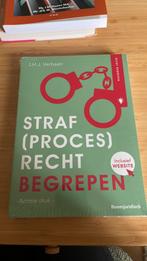 J.H.J. Verbaan - Straf(proces)recht begrepen, Boeken, Ophalen of Verzenden, Zo goed als nieuw, J.H.J. Verbaan