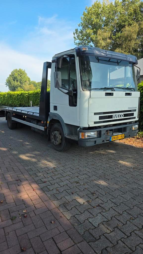 Iveco eurocargo oprijwagen machinetransporter, Auto's, Vrachtwagens, Particulier, Ophalen