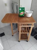 keuken trolley, Ophalen, Gebruikt, Bruin, 50 tot 100 cm