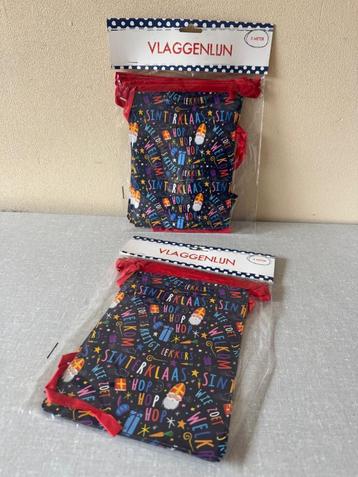 NIEUW 2 X 5 meter SINTERKLAAS vlaggetjes - vlaggenlijn SINT beschikbaar voor biedingen