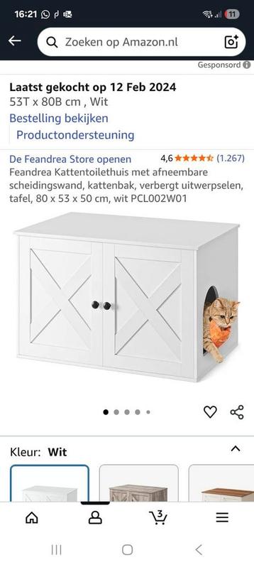 Kattenkast  beschikbaar voor biedingen