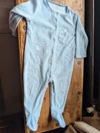 Next Baby Jongens Lichtblauw Velours Slaappakje maat 80, Kinderen en Baby's, Babykleding | Maat 80, Nacht- of Onderkleding, Ophalen of Verzenden