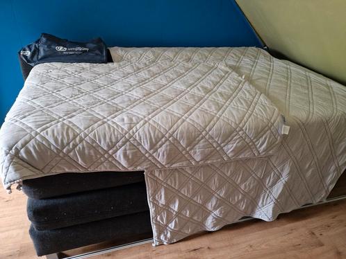 Verzwarings dekbed 2 x eenpers, Huis en Inrichting, Slaapkamer | Bedden, Zo goed als nieuw, Eenpersoons, Overige maten, Stof, Grijs