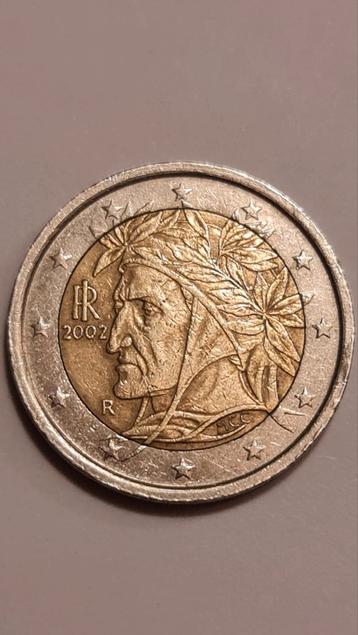 2 euro munt dante alighieri 2002  beschikbaar voor biedingen