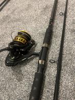 Zware Spinhengel Set - Top Kwaliteit!, Watersport en Boten, Ophalen of Verzenden, Zo goed als nieuw, Complete set