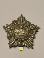 Origineel Brits WW1 Cap Badge – VoluCorps 1916, Verzenden, Landmacht, Engeland, Embleem of Badge