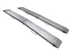 Set Oprijplaten Aluminium max 1100 kg 244 x 24cm opvouwbaar, Ophalen of Verzenden, Nieuw
