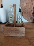 Houten flessen bakje, Ophalen, Zo goed als nieuw, Minder dan 50 cm, Minder dan 50 cm
