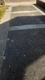 Waalsteentjes zwart en  wit ca 40m2 gratis, Tuin en Terras, Tegels en Klinkers, Ophalen, Gebruikt, Klinkers, 10 m² of meer