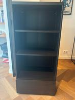 Ikea Besta zwart bruin halfhoog, Huis en Inrichting, Kasten | Boekenkasten, Ophalen, Zo goed als nieuw, 25 tot 50 cm, Minder dan 100 cm
