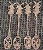4x Theelepel Holland molen, Ophalen of Verzenden, Gebruikt, Rvs of Chroom, Los bestek