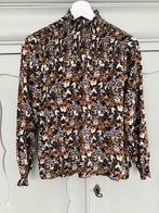 Donker groen gebloemde dames blouse Silvercreek maat 34, Kleding | Dames, Ophalen of Verzenden, Zo goed als nieuw, Lange mouw