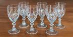 6 Schott Zwiesel geslepen voetglazen, Antiek en Kunst, Antiek | Glas en Kristal, Ophalen of Verzenden