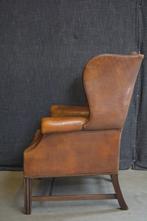 chesterfield oorfauteuil, Metaal, 75 tot 100 cm, Gebruikt, 75 tot 100 cm