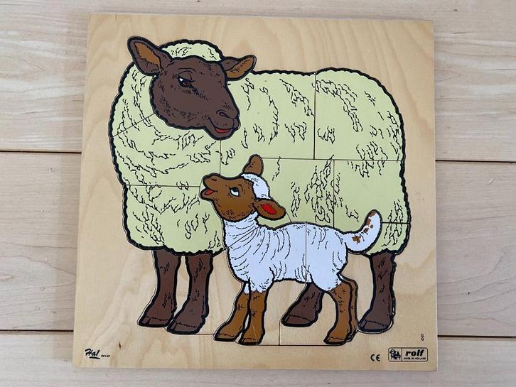 Rolf puzzel, Kinderen en Baby's, Speelgoed | Houten speelgoed, Zo goed als nieuw, Ophalen of Verzenden