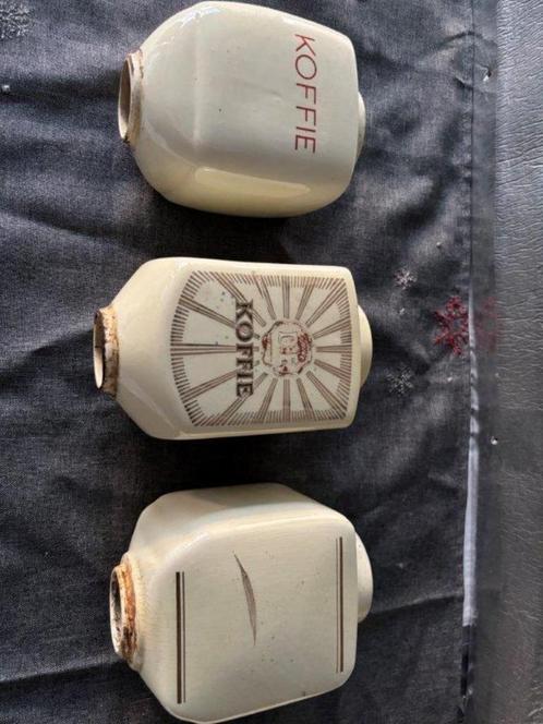 Koffiemolen containers, Antiek en Kunst, Antiek | Woonaccessoires, Ophalen of Verzenden
