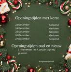 gewijzigde openingstijden kerst-oudjaar 2025, Diversen, Kerst, Ophalen, Kringloop Nijverdal, Nijverheidsweg 6, Nieuw
