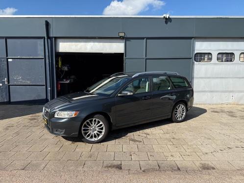 Volvo V50 2.0 D 2008 Grijs 188.933km NAP | AIRCO | LEER, Auto's, Volvo, Bedrijf, V50, Diesel, C, Stationwagon, Handgeschakeld