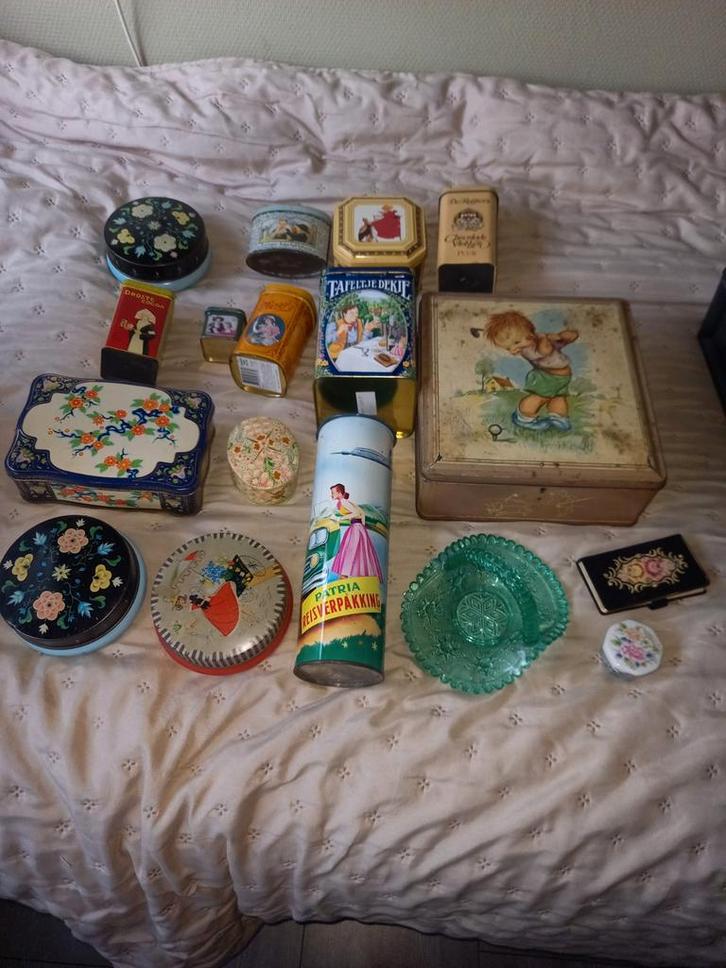 Collectie Oude Blikken en Diversen, Antiek en Kunst, Curiosa en Brocante, Ophalen of Verzenden