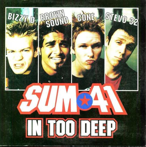 cd-single van Sum 41 - In too deep, Cd's en Dvd's, Cd Singles, Zo goed als nieuw, Pop, Verzenden