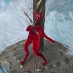 antike weihnachten krampus kerst speld broche sinterklaas, Ophalen of Verzenden