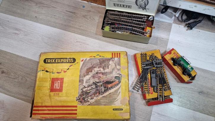 Trix Express HO 519 Treinset - Vintage 1965, Hobby en Vrije tijd, Modeltreinen | H0, Gebruikt, Treinset, Wisselstroom, Trix, Analoog