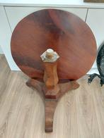 Antieke ovale houten tafel, Ophalen, Gebruikt, Ovaal, 100 tot 150 cm