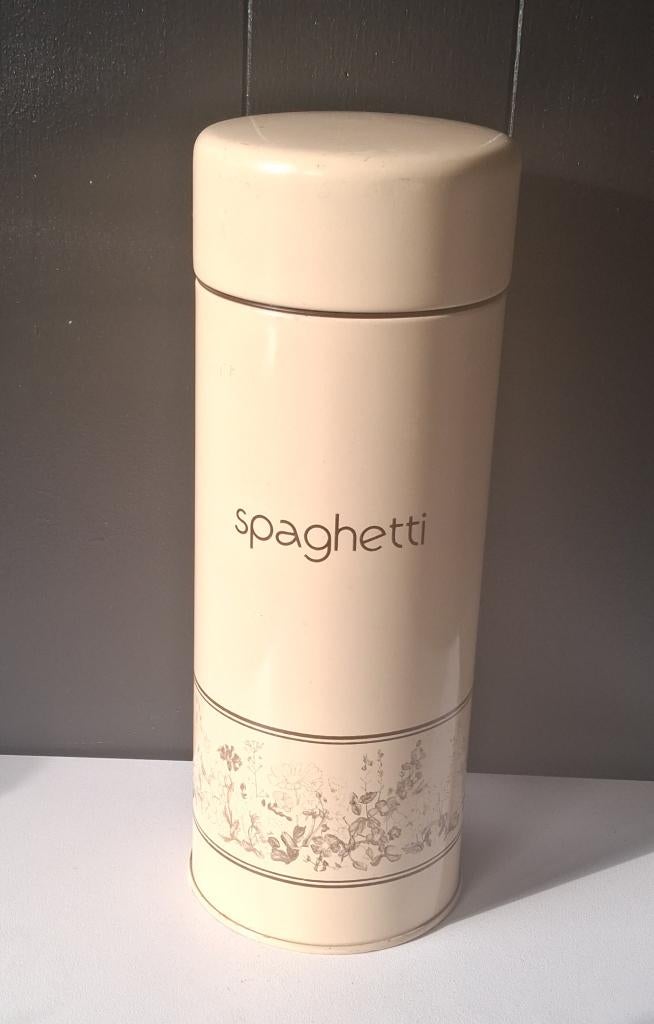 Blik Spaghetti, Ophalen of Verzenden, Gebruikt, Overige